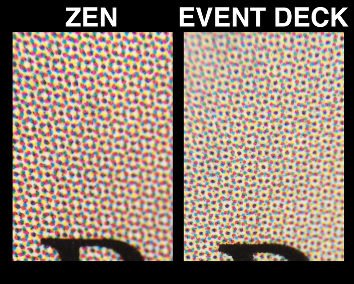 Rosette pattern on ZEN and Event Deck
