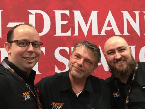 Nat, Scott and Billy Willy during GP Las Vegas