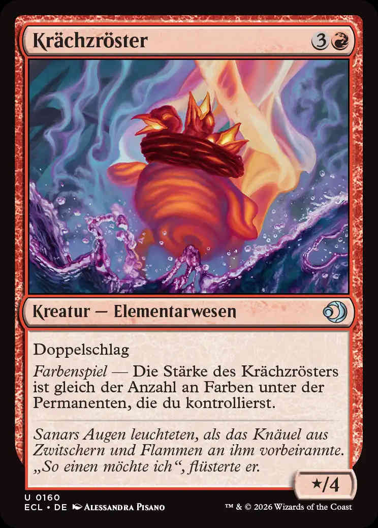 Der Regeltext enthält den Satzteil "Farben unter der Permanenten, die du kontrollierst".