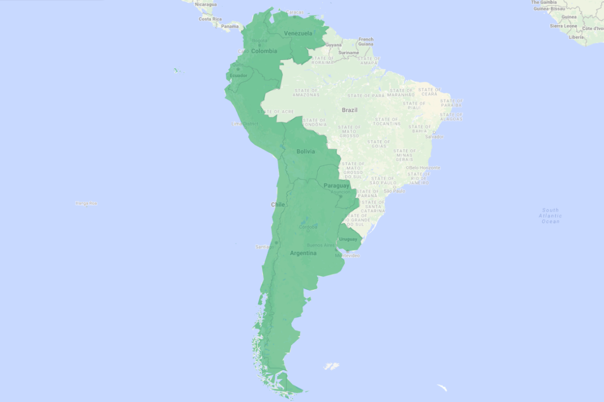Hispanic America – South